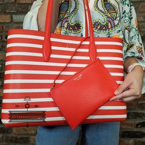 Kate Spade ALL Day Sailing Sailing Stripe Tote